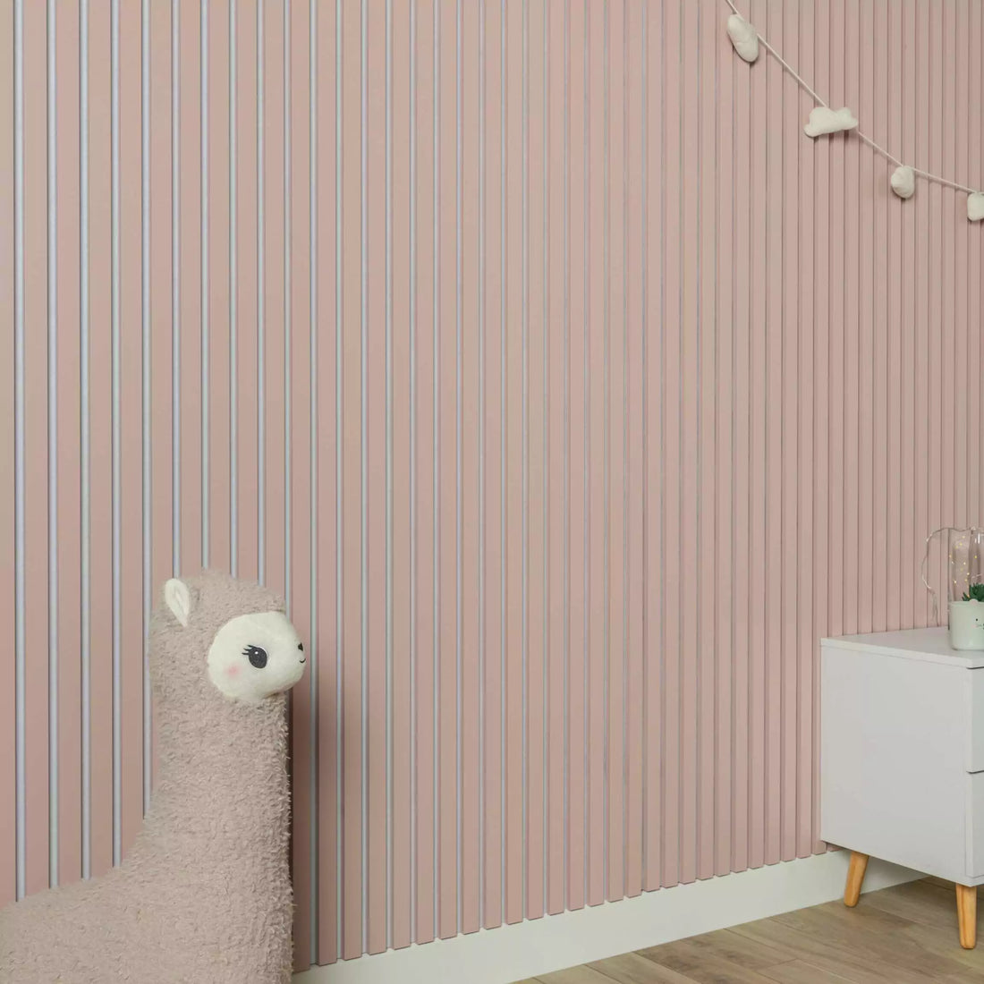 Pink Blush Acoustic Wall Panels