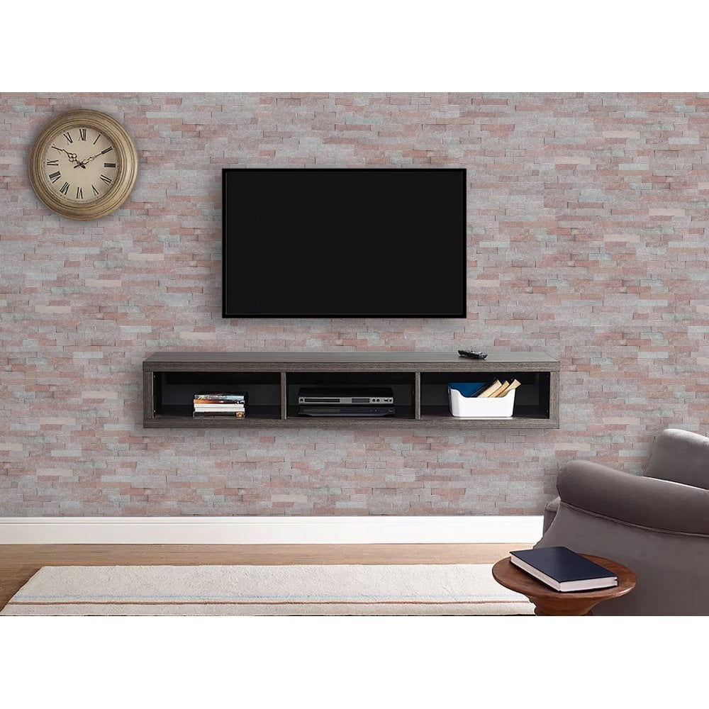 Pink wall tiles living space 