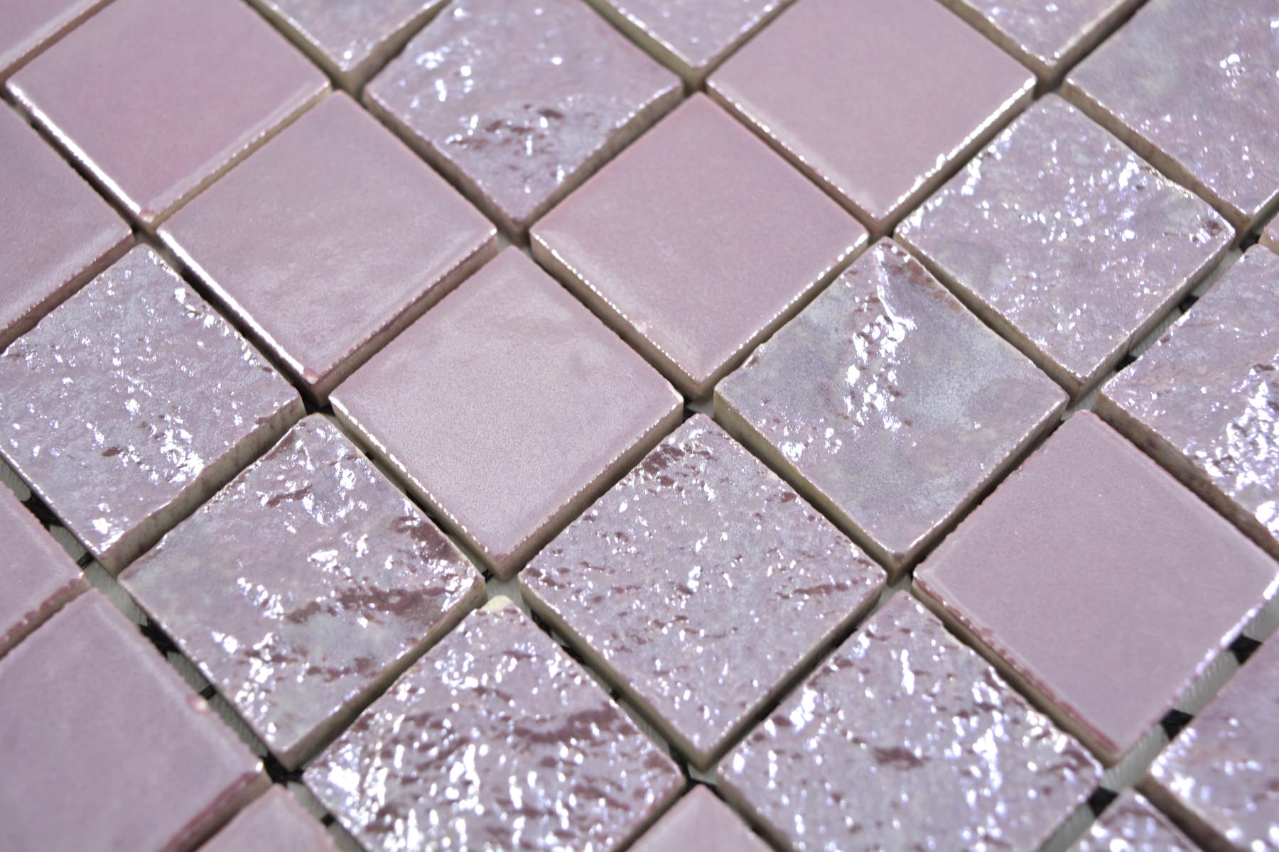 Pink Mosaic Wall Tile