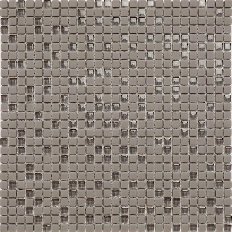 grey glass mosaic 