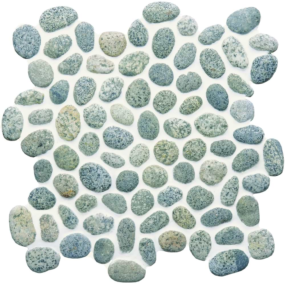 mosaic pebble tiles