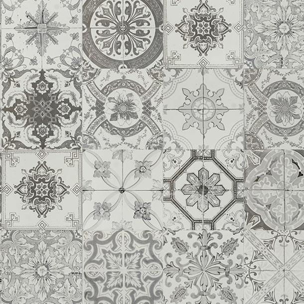 Retro Moroccan Tiles wall and floor 200 x 200 mm tile variation 