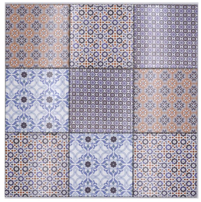 Retro Vintage Self-Adhesive Mosaic Tile