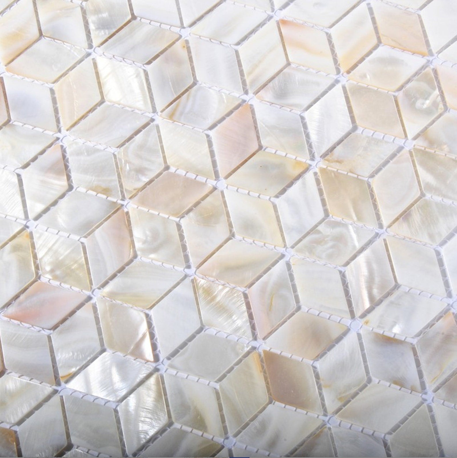 beige pearl mosaic tile