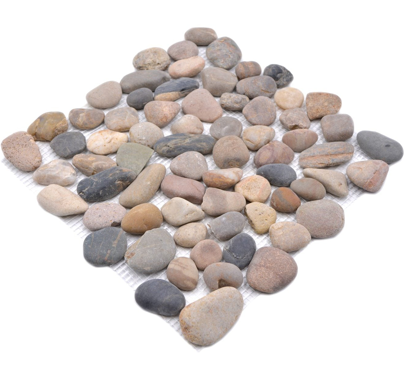 mixed pebble tiles