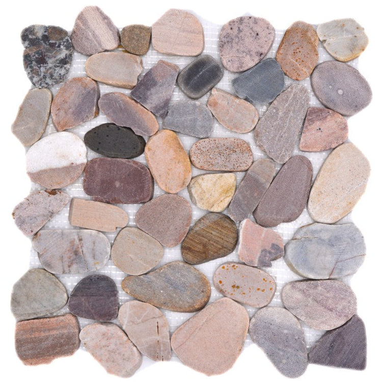 beige grey mix mosaic tile 