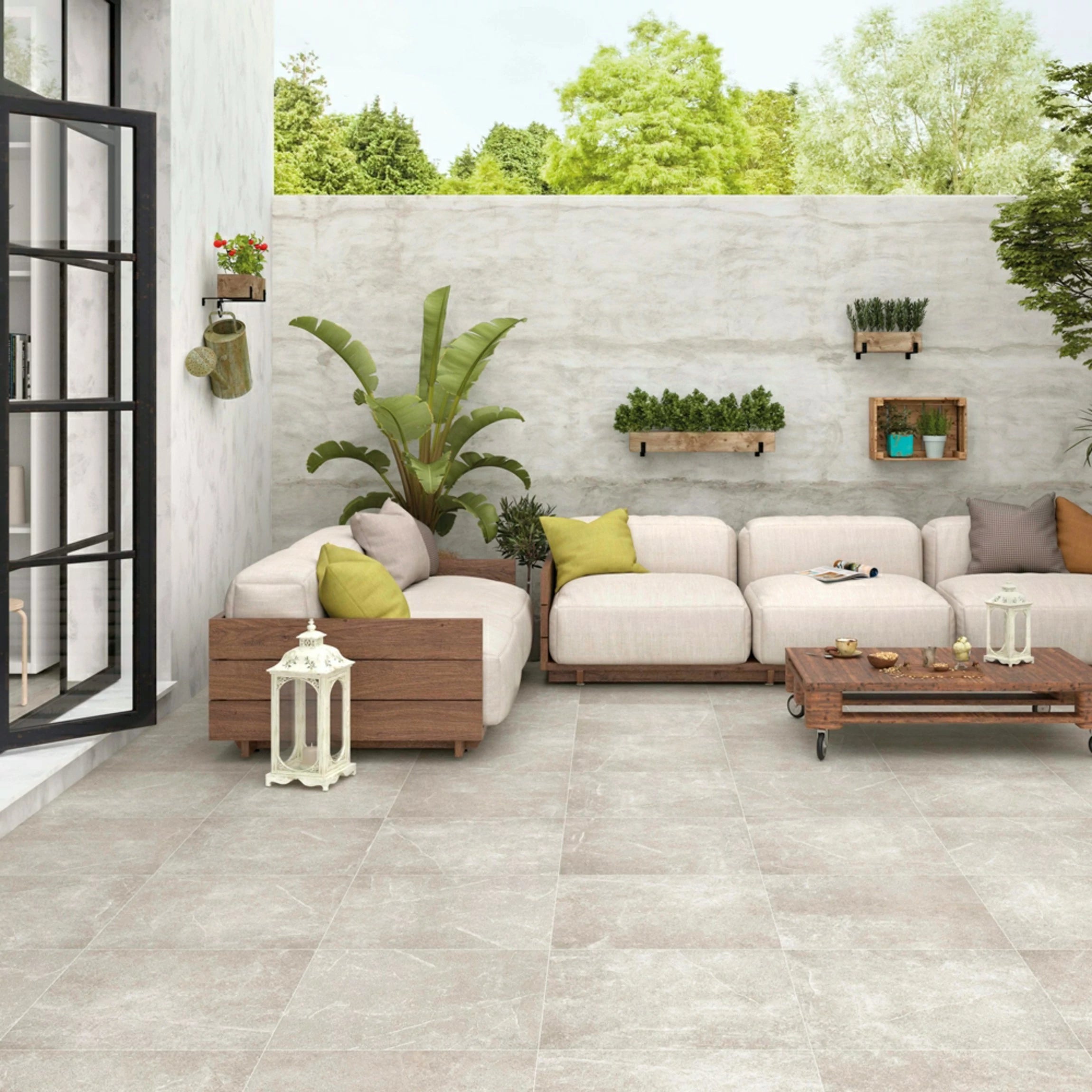 outdoor tiles beige porcelain