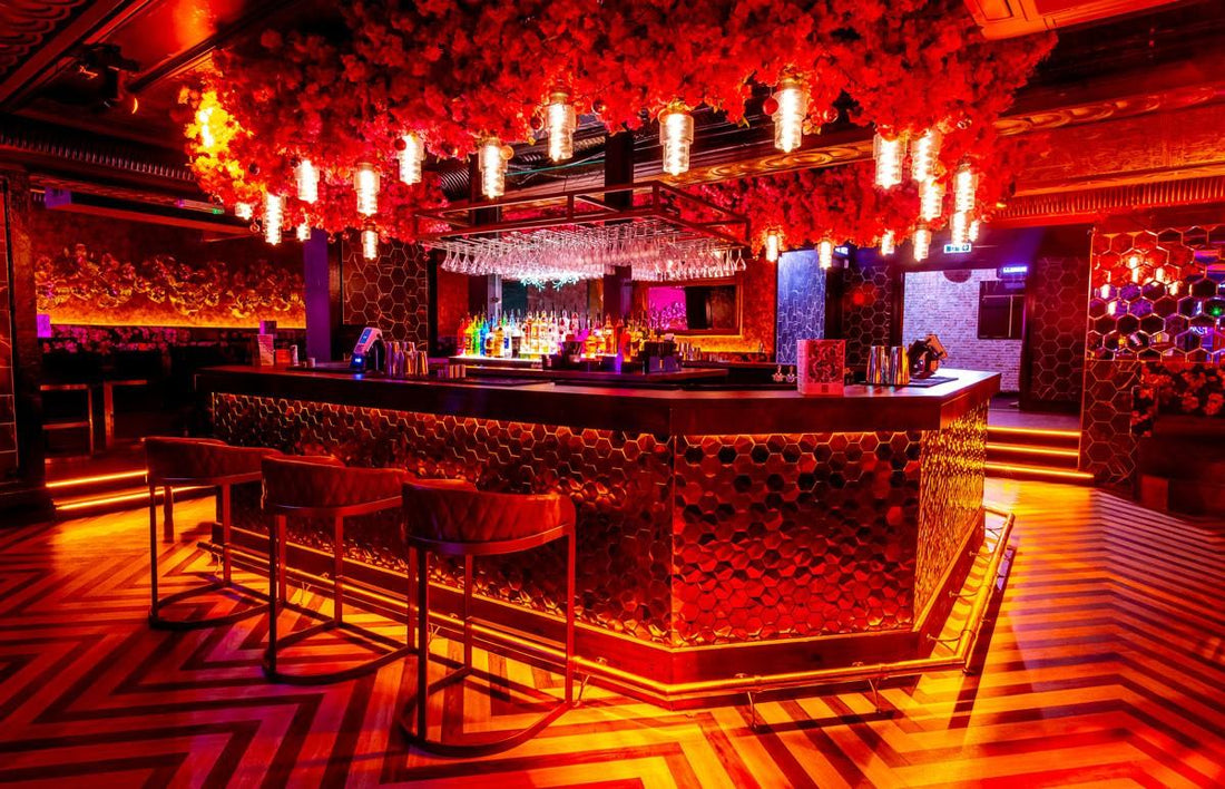 ROSE GOLD HEXAGON MOSAIC BAR picture 