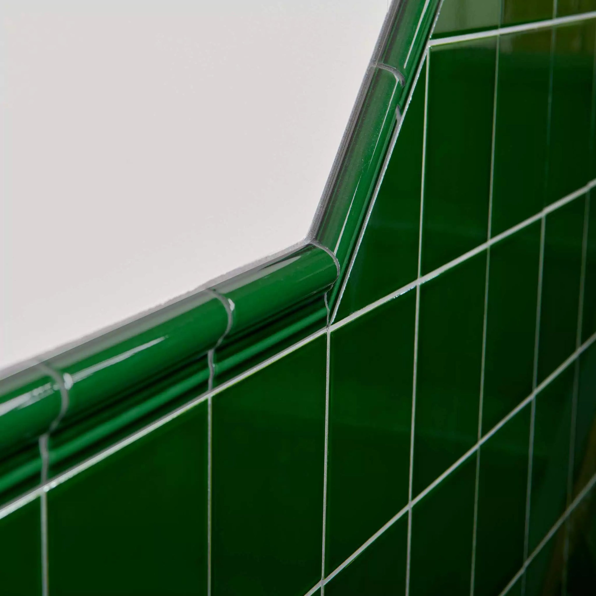 Royal Green Gloss Border Tiles for home
