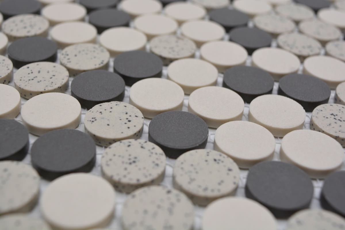 Grey and beige mosaic 