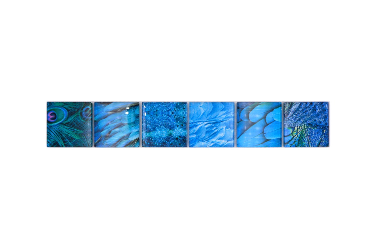 blue border mosaic