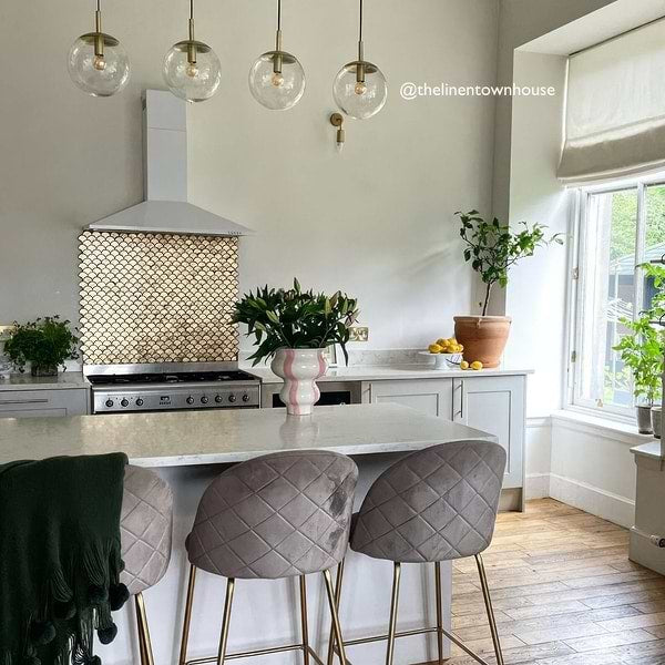 Gold Fish Scale Kitchen  