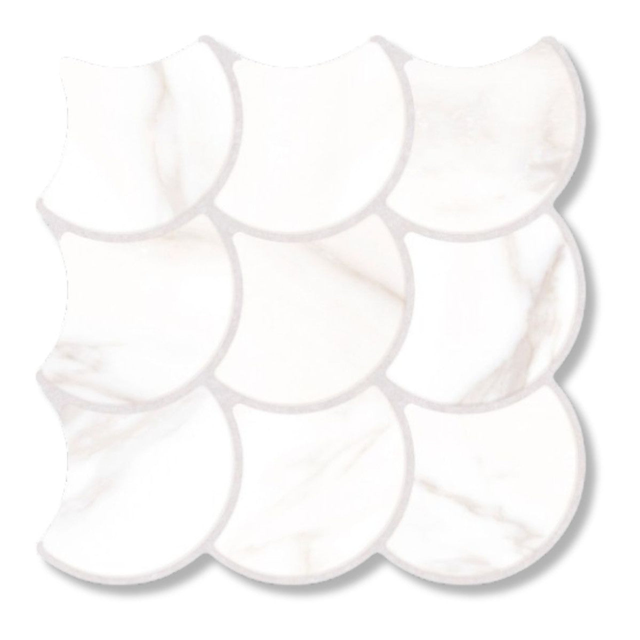 Scallop Marble Porcelain Tile