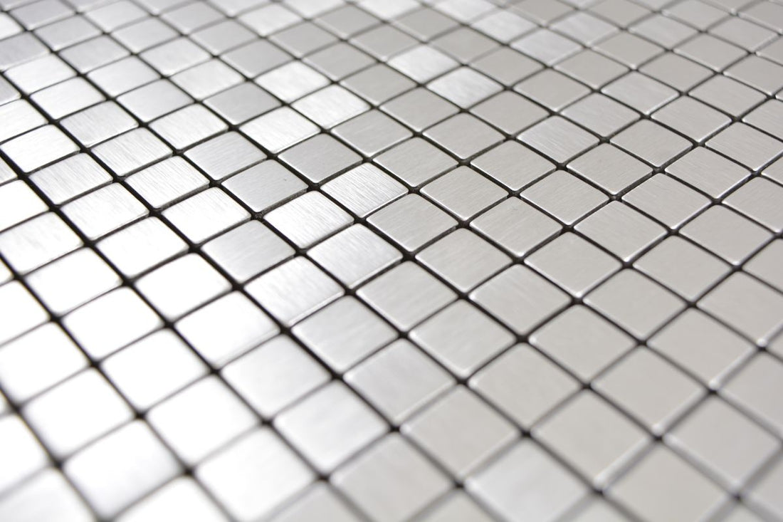 self adhesive silver mosaic tiles 