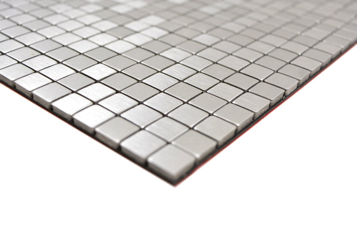 Self Adhesive peel and stick Silver Mosaic for walls