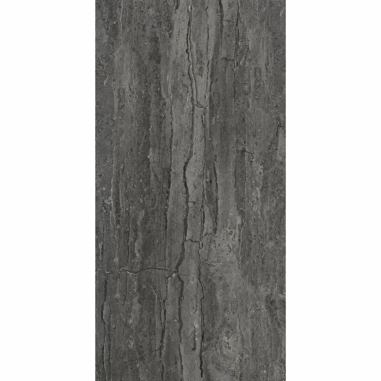 Siena Anthracite 1200×600mm matt porcelain tile with dark grey vein-cut travertine-effect detailing.