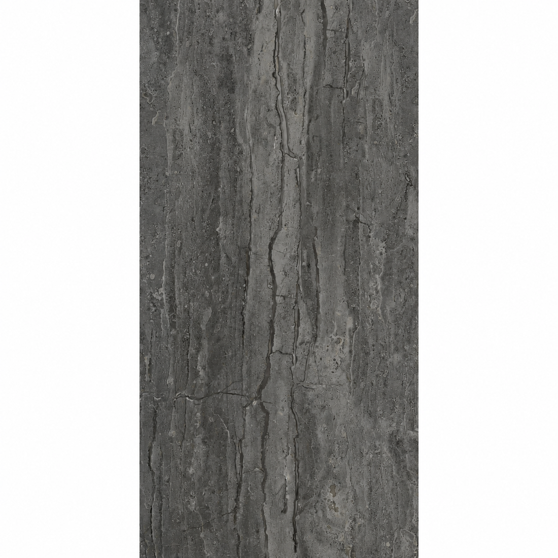 Siena Anthracite 1200×600mm matt porcelain tile with dark grey vein-cut travertine-effect detailing.