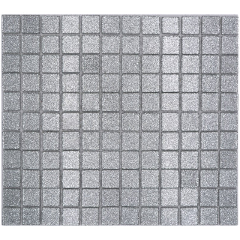 light silver mosaic glass 