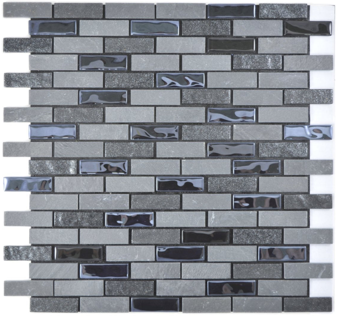 Slate Brick Mosaic Self Adhesive Tile