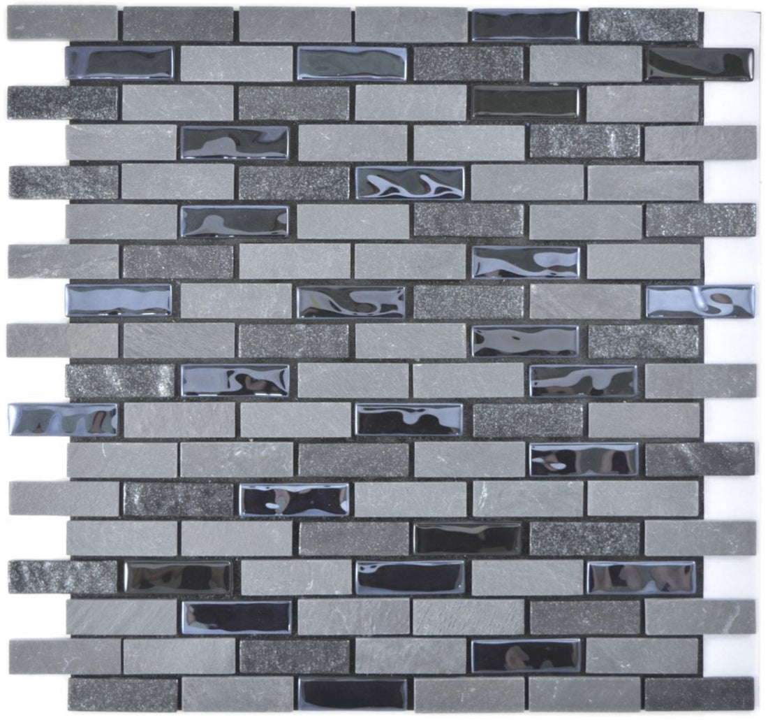 Slate Brick Mosaic Self Adhesive Tile