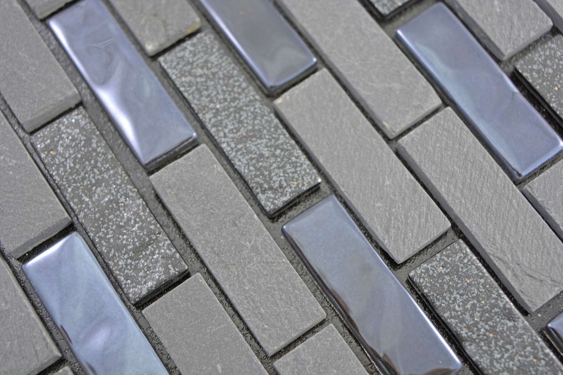 Slate Brick Mosaic Tile