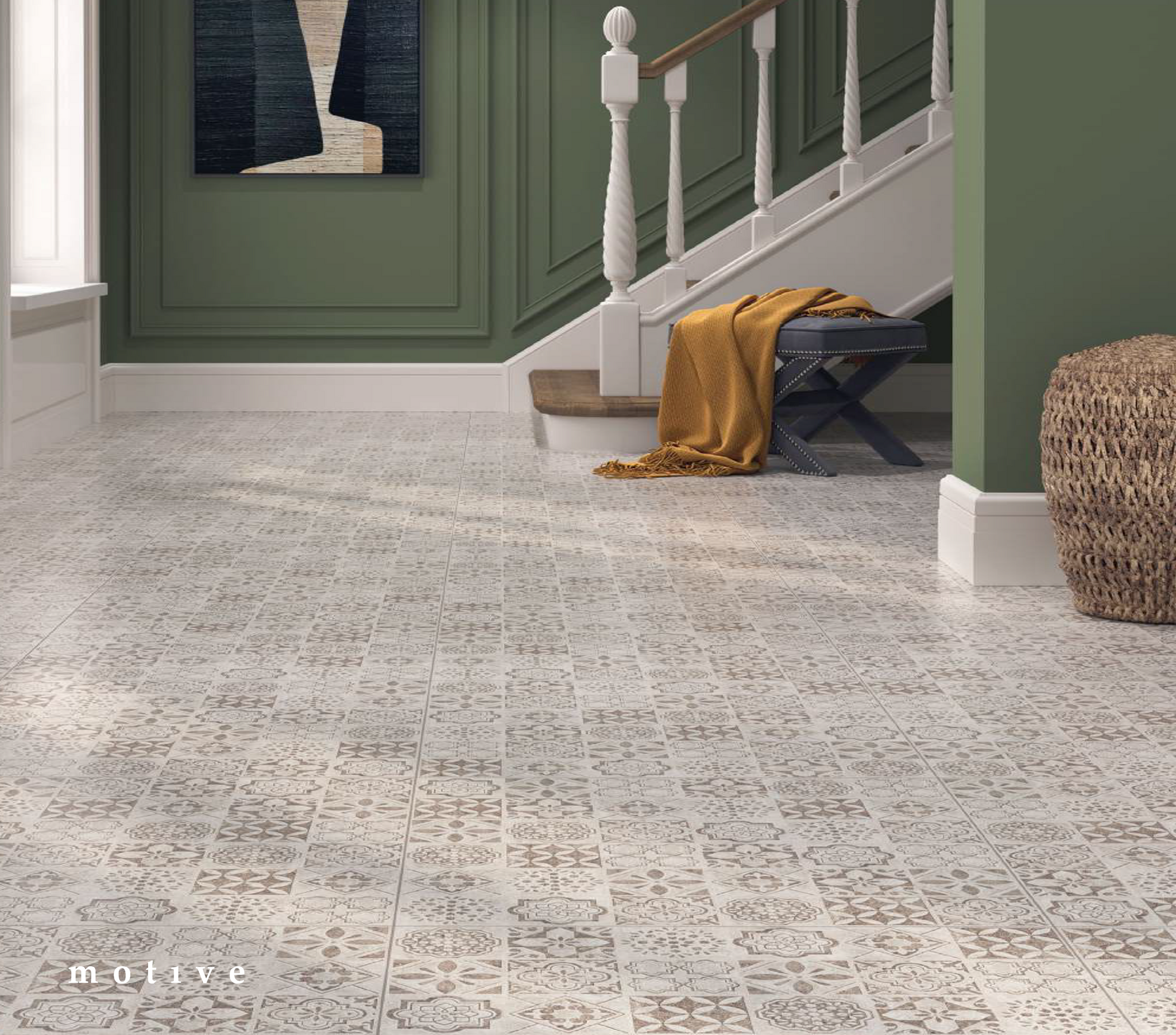 Soho House Vintage Pattern Porcelain Tile