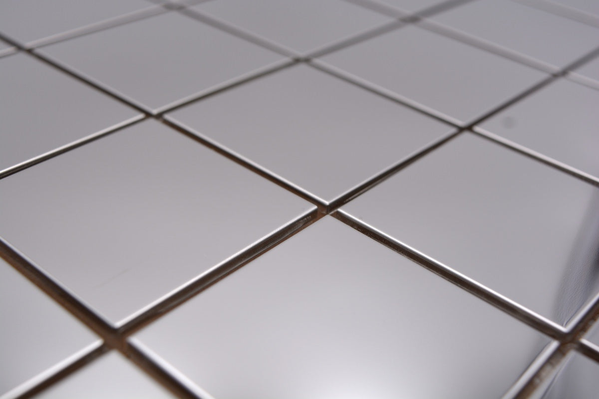 Square Metallic Gloss Mosaic Tile