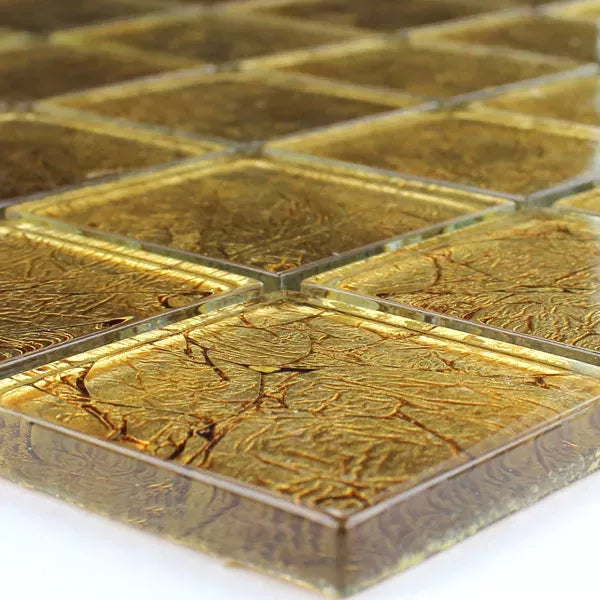gold glass mosaic