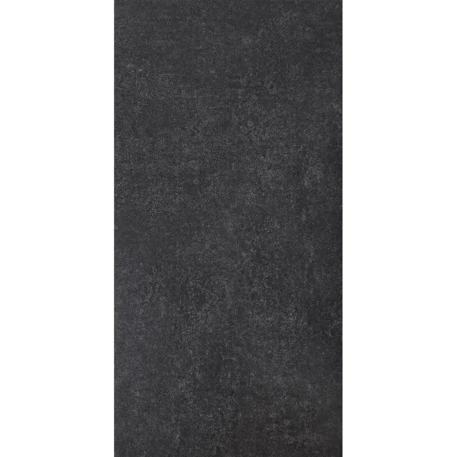 Close-up of Stone Effect Anthracite LVT with realistic charcoal stone-effect surface and low-sheen finish