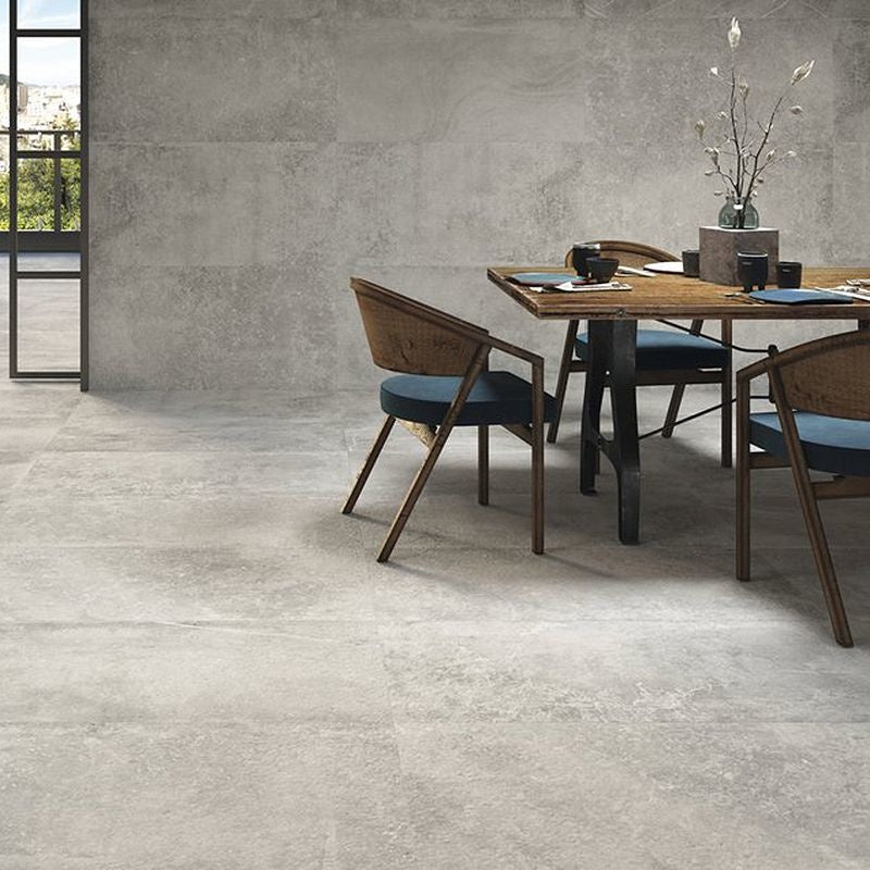 Stonewashed Light Grey XL 600x1200mm Tile - Luxury Tiles UK