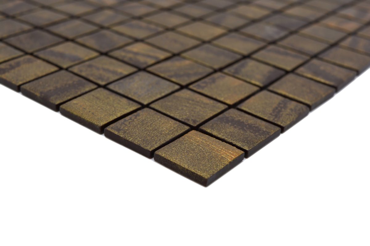 Saturn Rustic Gold Mosaic Tile