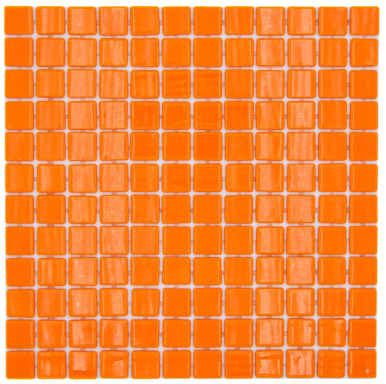 Swimming Pool Mosaic Tile Orange Bathroom