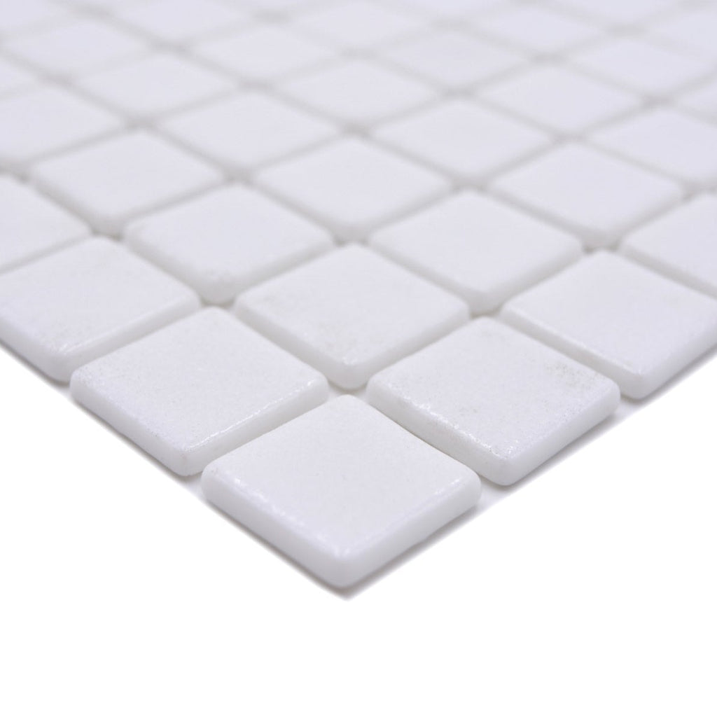Swimming Pool Mosaic Tile Candy White Anti Slip