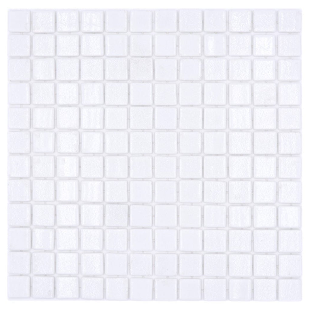 Swimming Pool Mosaic Tile Candy White Anti Slip