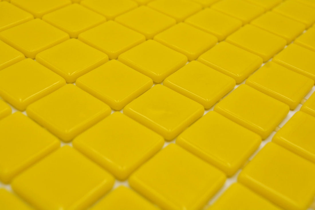 Swimming Pool Mosaic Tile Yellow  Luxury Tiles