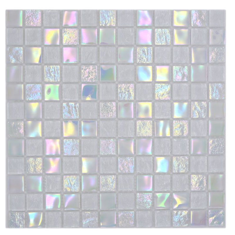 White Swimming Pool and Spa Mosaic