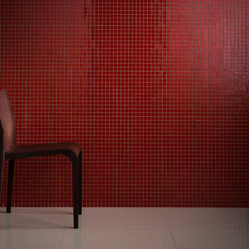 red glass mosaic 