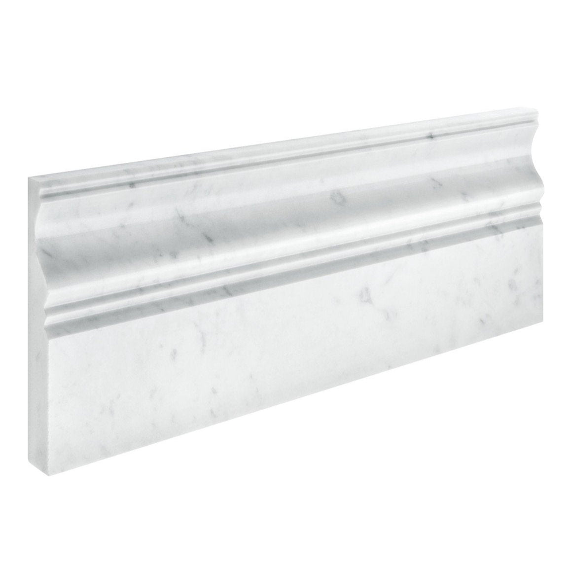 white marble skirting 