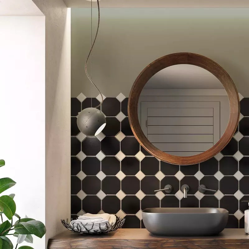 Black and white wall decor 