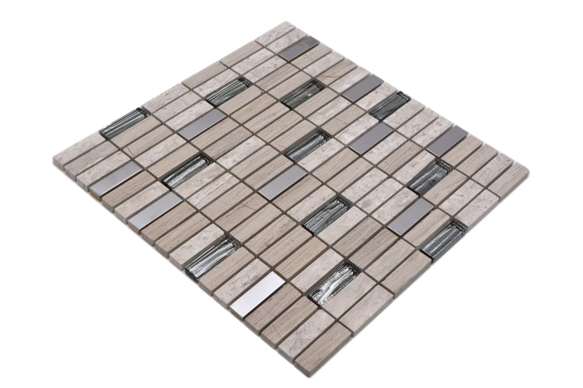 Beige natural stone Mosaic Tiles