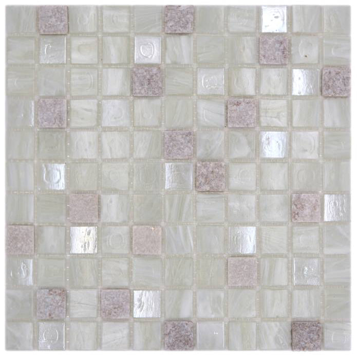 Vanilla White Pearl Mix Mosaic Tile