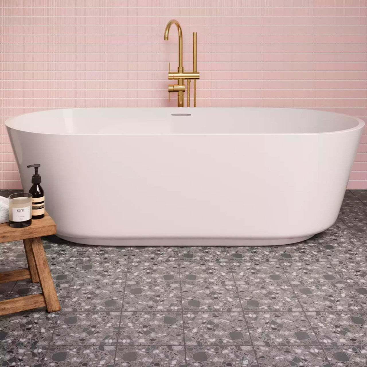 Venezia Pietra Grey Terrazzo Effect Tiles