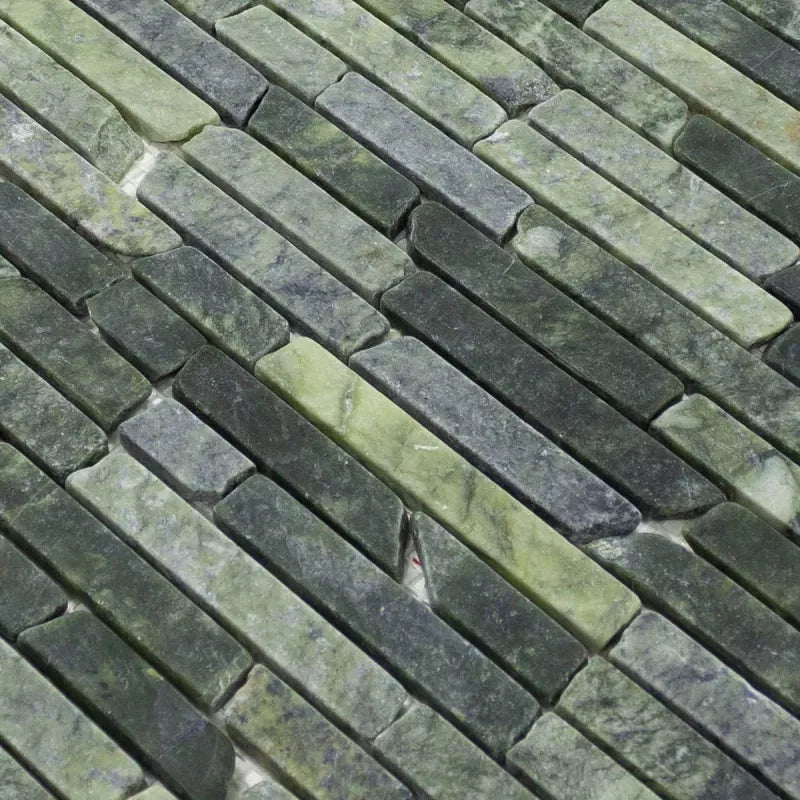 cracked marble mosaic green
