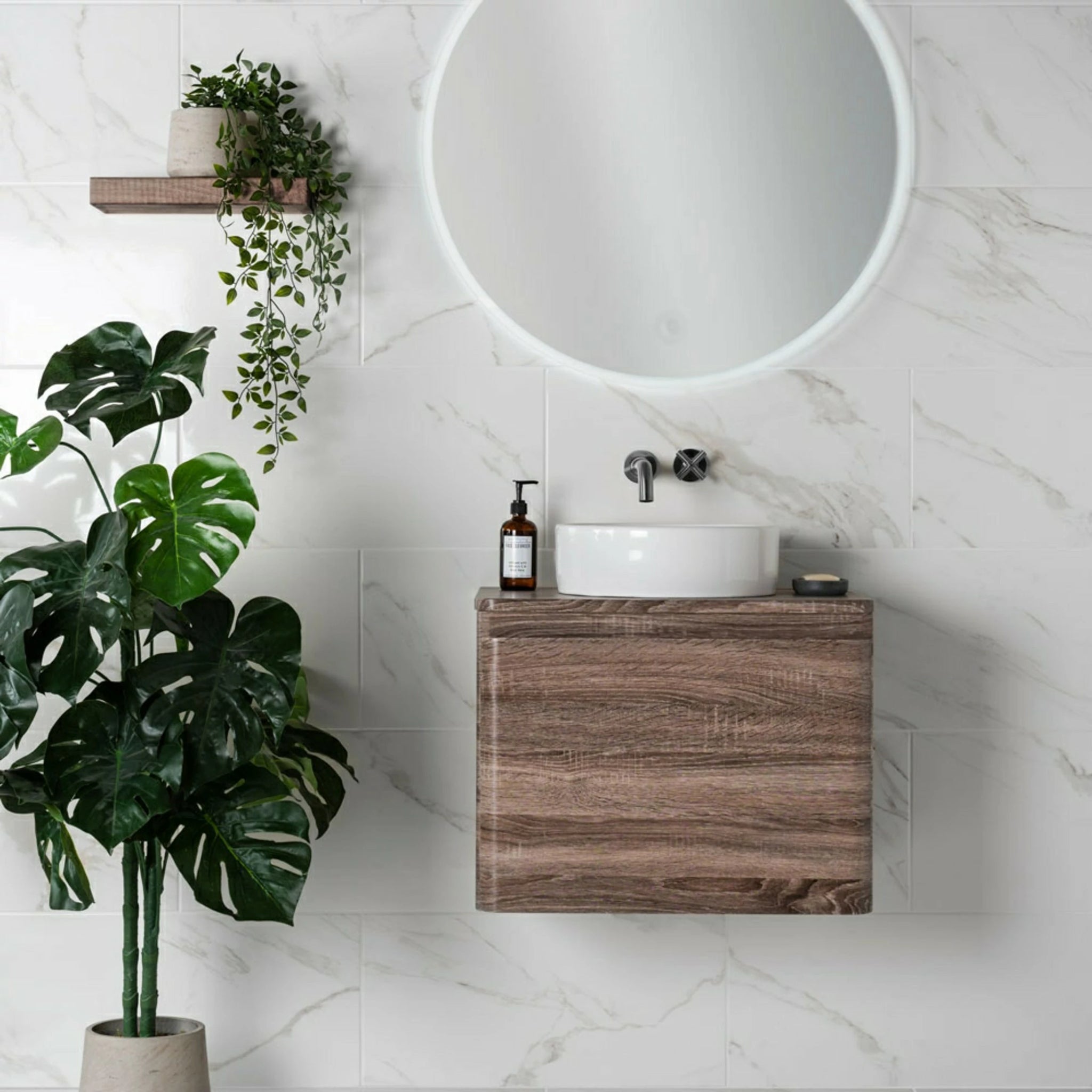 white marble wall tiles