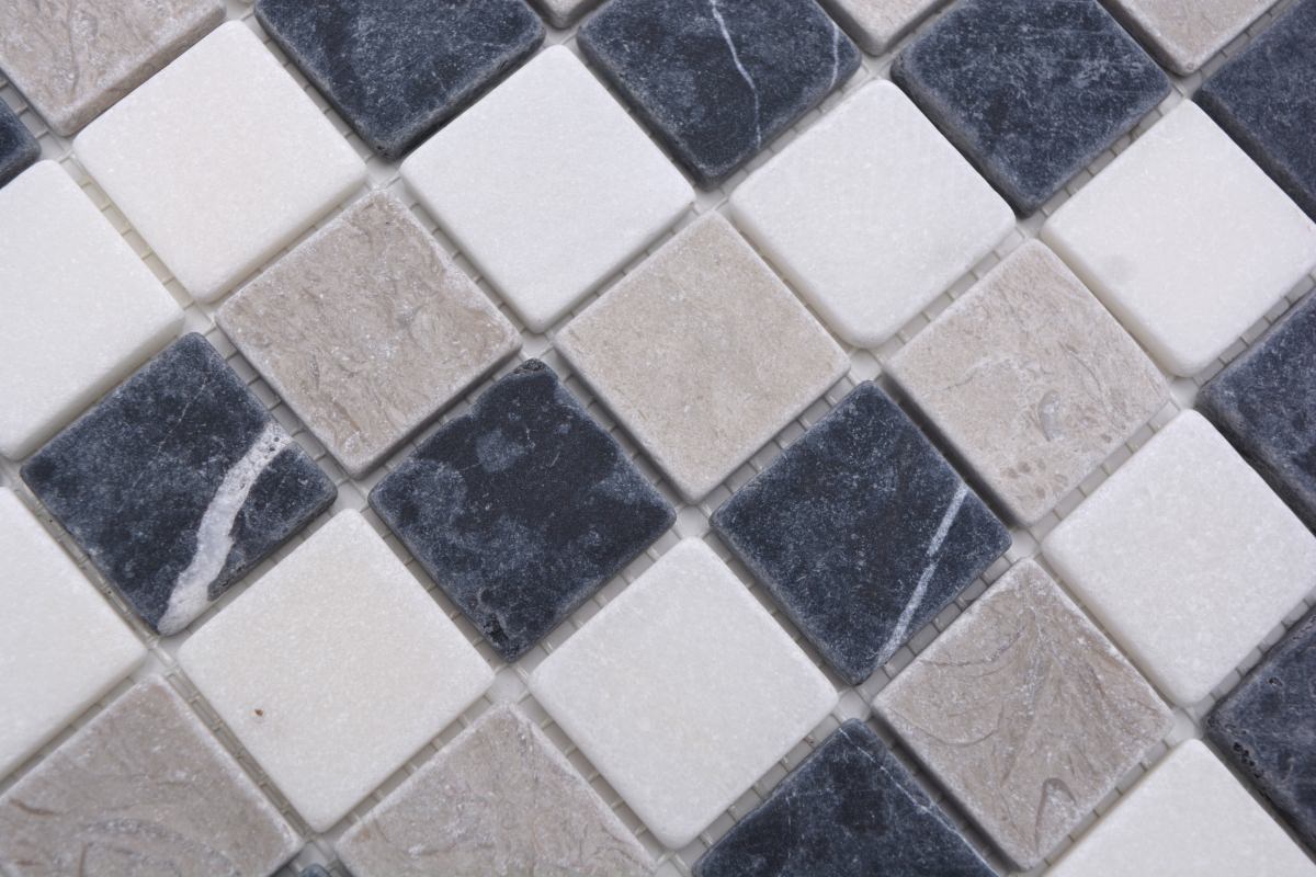 mixed marble mosaic tile 