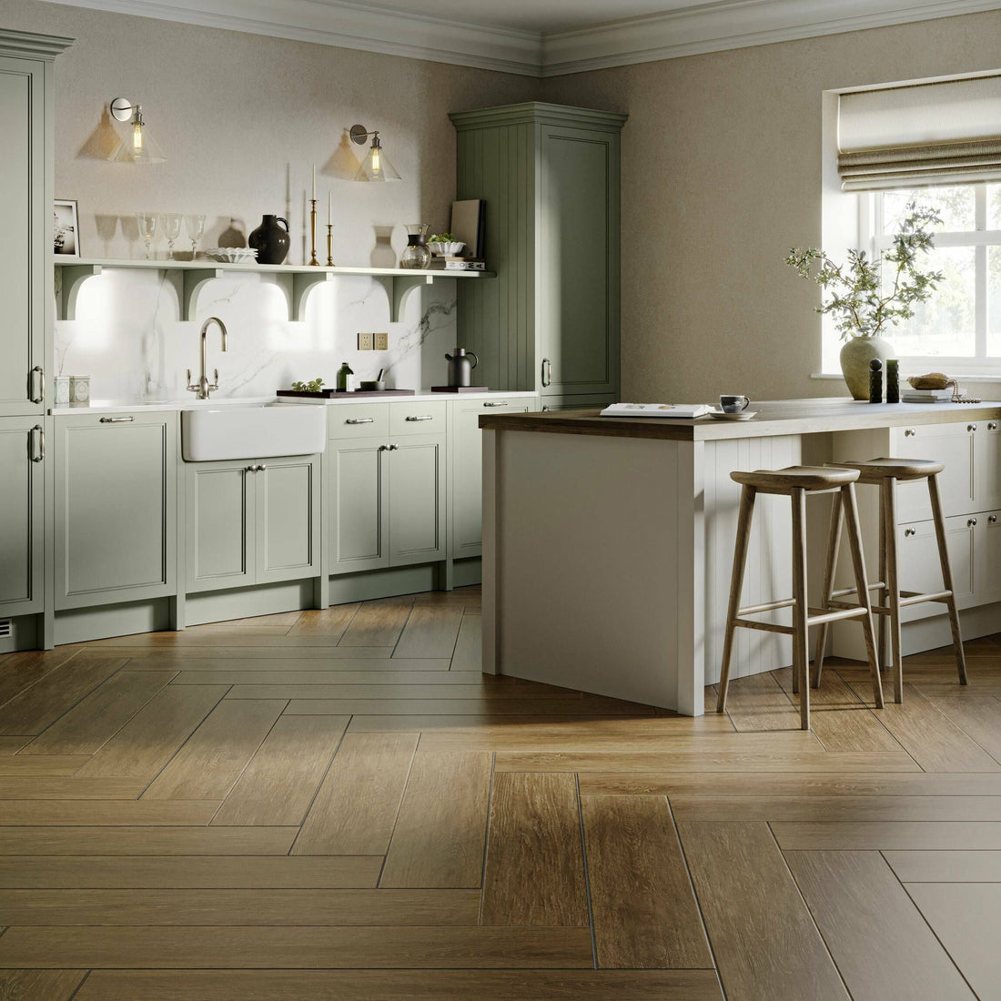 Oak Wood Effect Tile