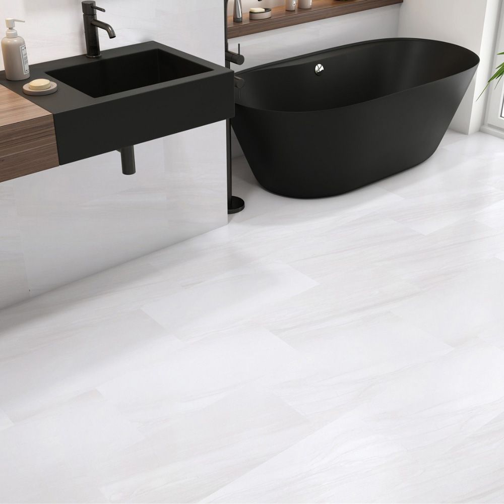 Vogue Light Grey Stone Effect Floor and Wall Tile 300x600mm - Luxury Tiles UK