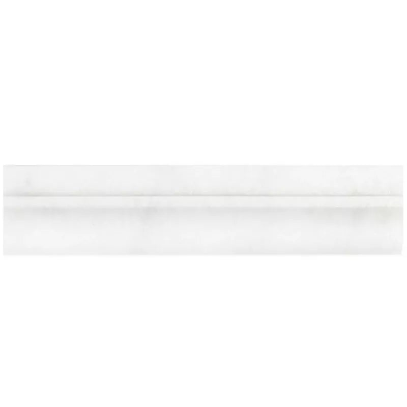 white skirting marble tile