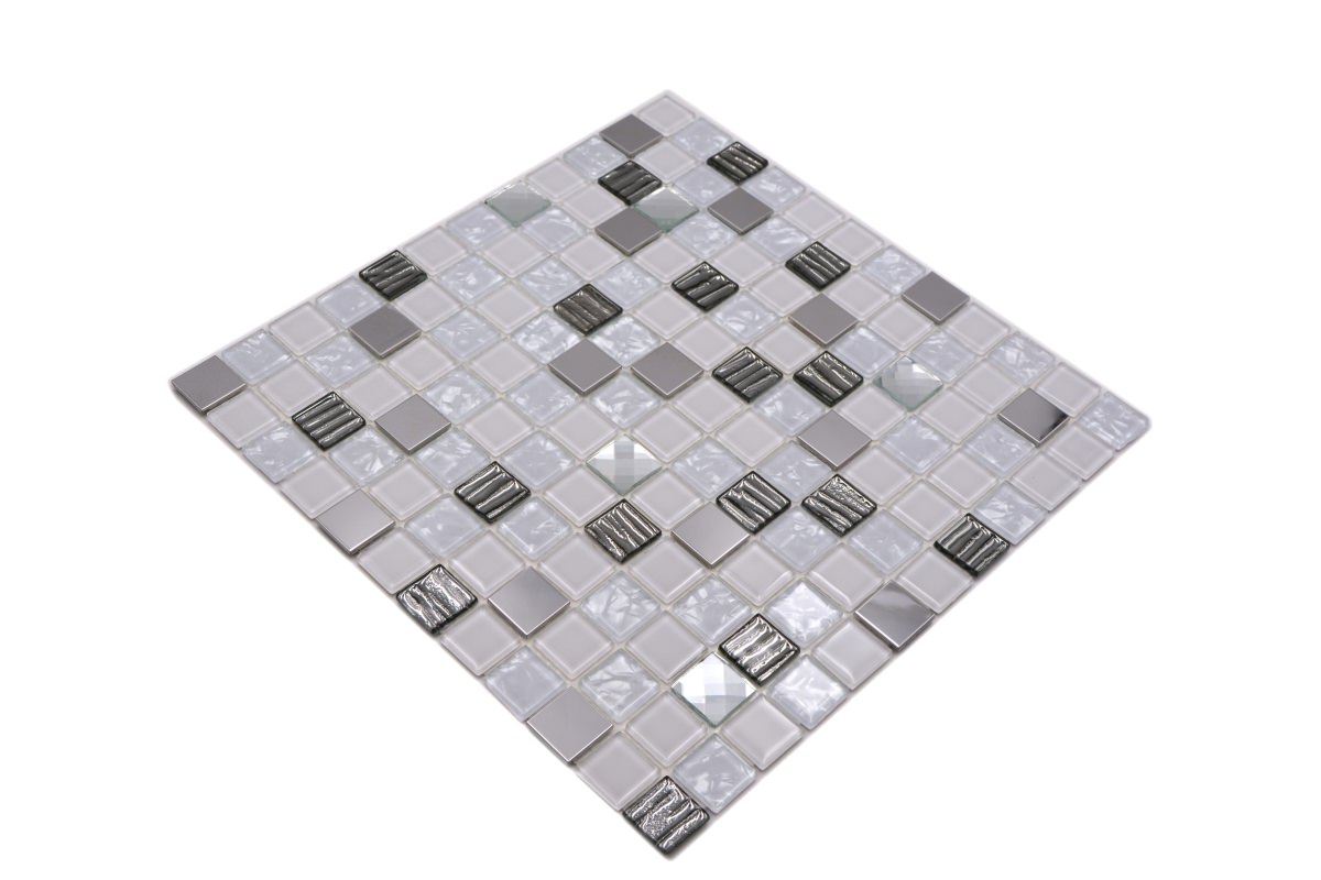 White Peel and Stick Mosaic for Walls