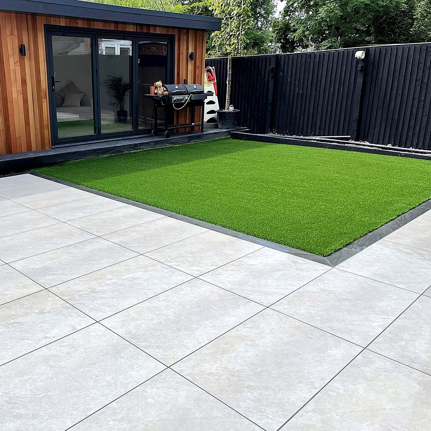 White Porcelain Paving Outdoor Tiles 20mm